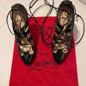 Christian Louboutin Snakeskin Heels Sz.40.5